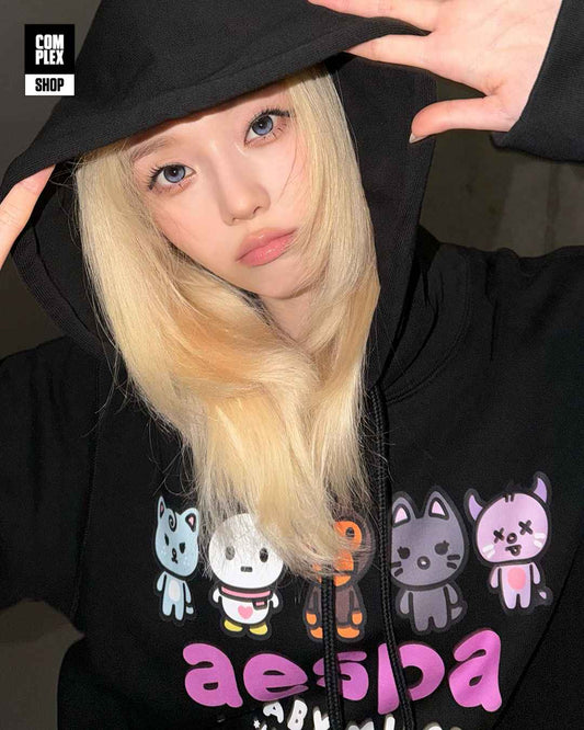 BAPE xOver Aespa - Pull over 連帽衣