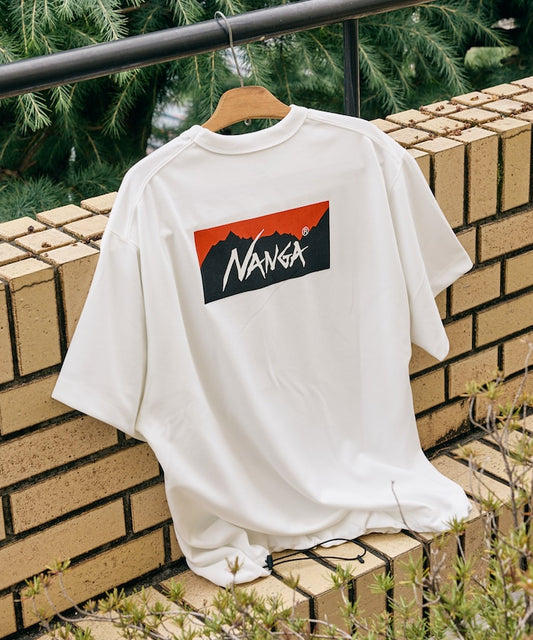 NANGA xOver FREAK'S STORE - 抽繩 短袖Tee (白色)