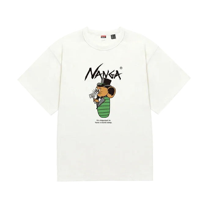 NANGA xOver Jerry Ukai - 30週年Jerry Marquez 短袖Tee (白色)