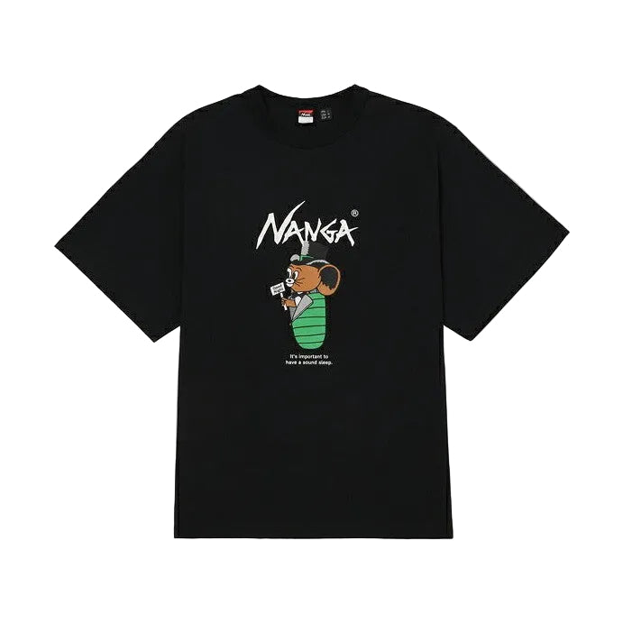 NANGA xOver Jerry Ukai - 30週年Jerry Marquez 短袖Tee (黑色)