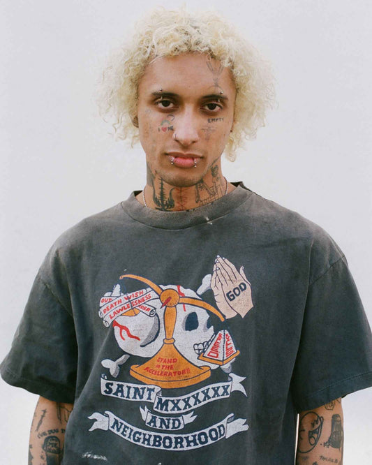 Saint Mxxxxxx xOver NEIGHBORHOOD - STHD.Pray TEE