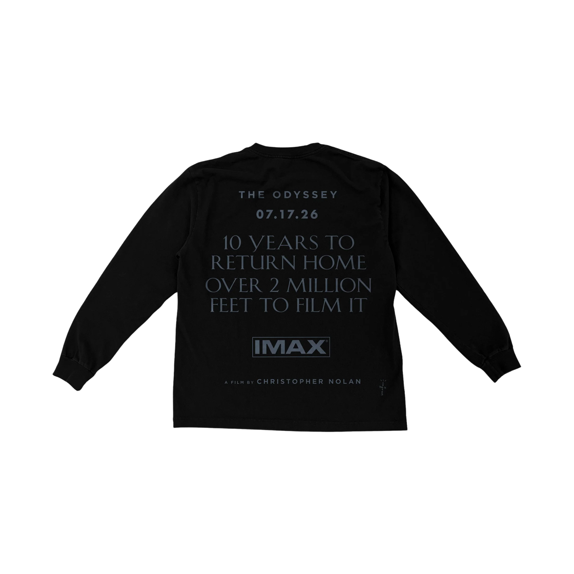 Cactus Jack xOver The Odyssey - IMAX 10 Years 長袖Tee