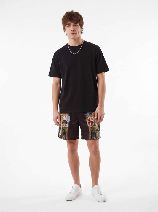 Supreme xOver Michael Jackson - Dangerous 網格短褲 (黑色)