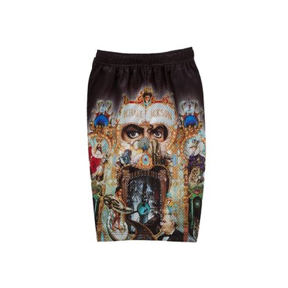 Supreme xOver Michael Jackson - Dangerous 網格短褲 (黑色)