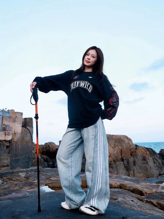 adidas xOver 迪士尼 - 動物方城市 長袖Tee (黑色)