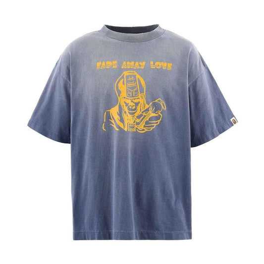 Saint Mxxxxxx xOver BAPE - FADE AWAY LOVE SS TEE