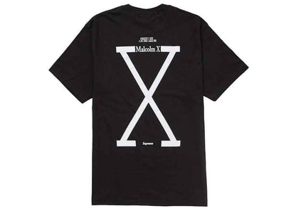 Supreme xOver 40 Acres - Malcolm X Tee (黑色)