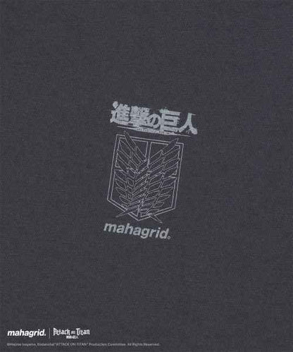 MAHAGRID xOver 進擊的巨人 - 水洗寬鬆Tee