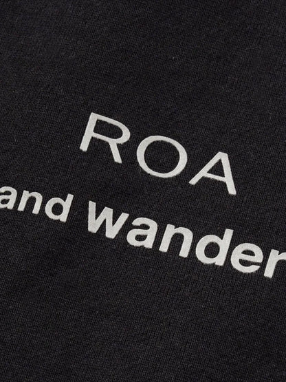 ROA xOver and wander - Logo Print T-Shirt