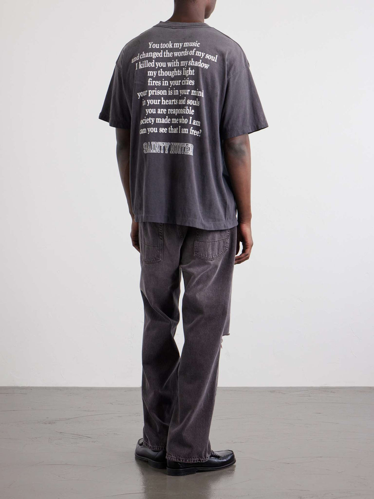 Saint Mxxxxxx xOver BOUNTY HUNTER - 潑墨水洗 Tee