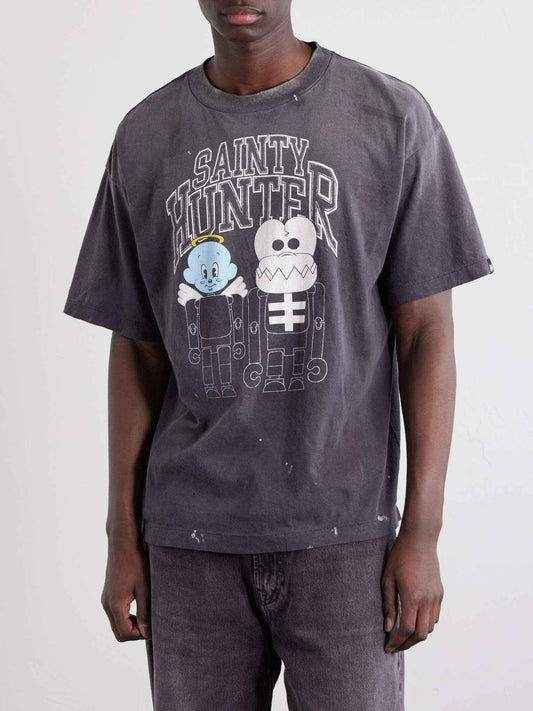 Saint Mxxxxxx xOver BOUNTY HUNTER - 潑墨水洗 Tee