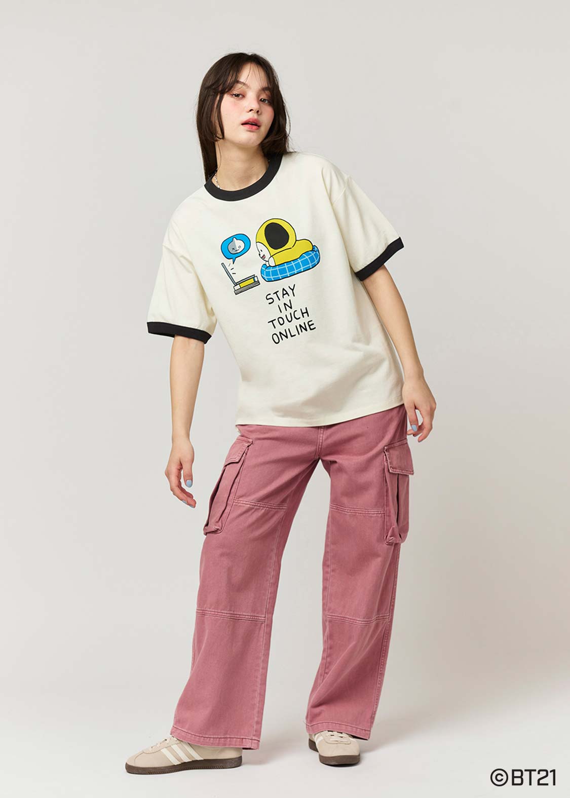 graniph xOver BT21 - CHIMMY 寬鬆Tee