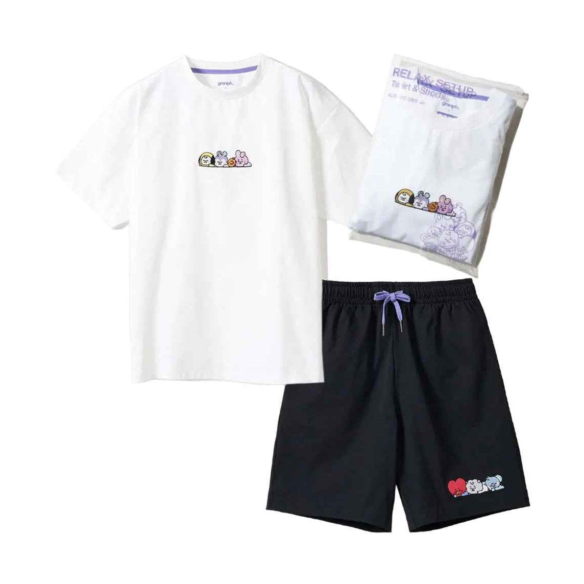 graniph xOver BT21 - Ohirune 寬鬆Tee