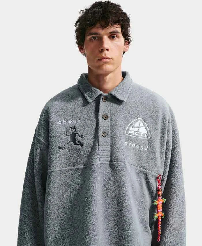 Nike xOver CPFM  - ACG Flea Fit 羊羔毛 Polo 衫
