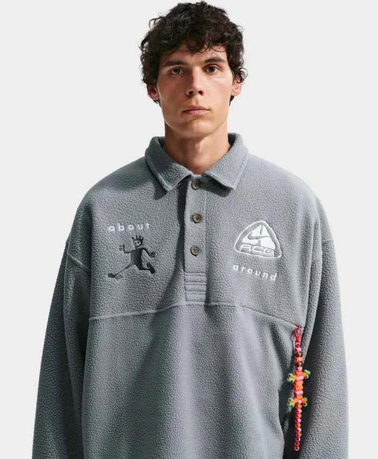 Nike xOver CPFM  - ACG Flea Fit 羊羔毛 Polo 衫