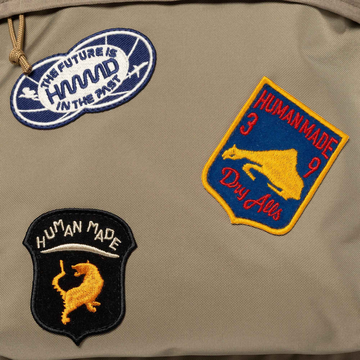HUMAN MADE xOver Dry Alls - 布章軍事風 背包