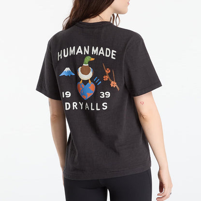HUMAN MADE xOver Dry Alls - 1939紀念鴨 短袖Tee (黑色)