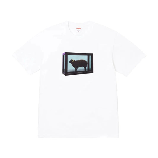 Supreme xOver Damien Hirst  - Black Sheep Tee (白色)