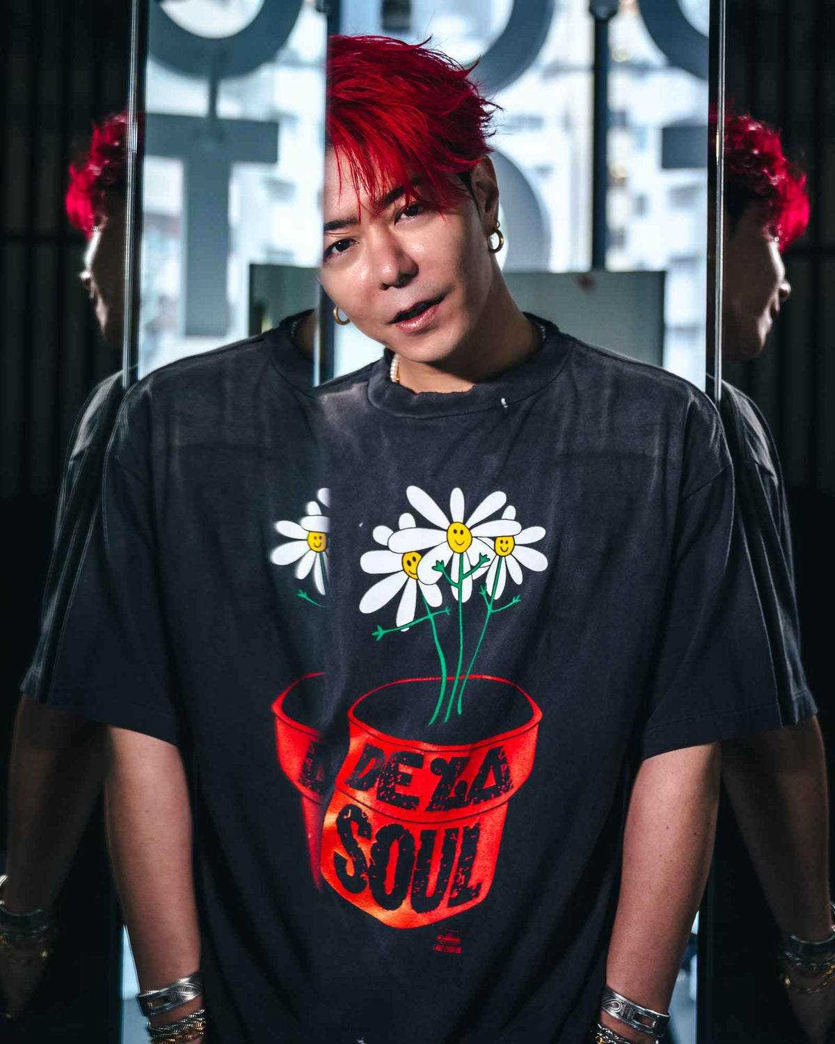 Saint Mxxxxxx xOver De La Soul - 盆裁 DLS_SS TEE