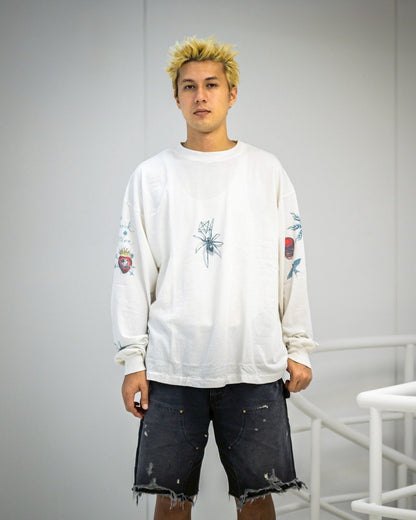 Saint Mxxxxxx xOver Dr. Woo - TATOO 長袖Tee