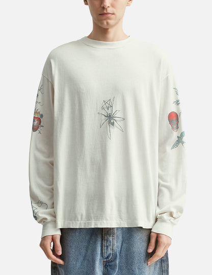 Saint Mxxxxxx xOver Dr. Woo - TATOO 長袖Tee