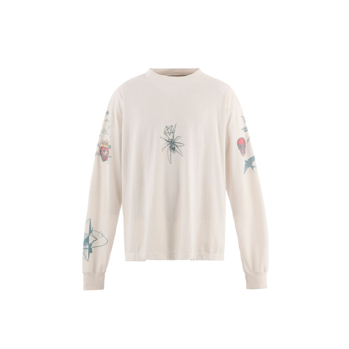 Saint Mxxxxxx xOver Dr. Woo - TATOO 長袖Tee