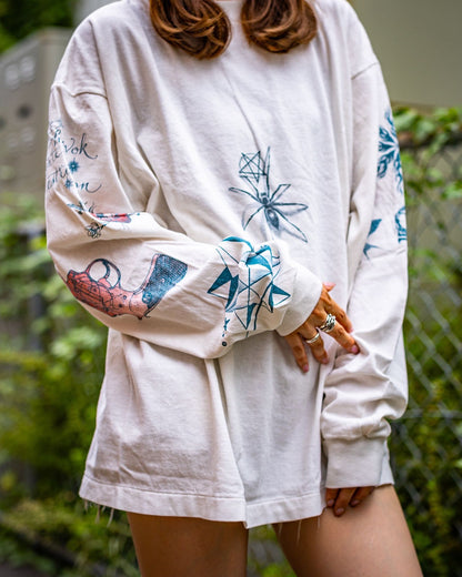Saint Mxxxxxx xOver Dr. Woo - TATOO 長袖Tee