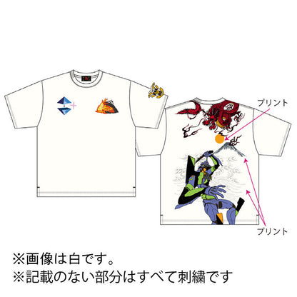 錦 xOver 新世紀福音戰士 - 初號機VS赤龍 短袖Tee