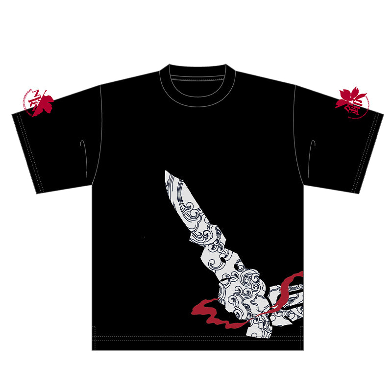 錦 xOver 新世紀福音戰士 - 初號機波浪圖騰 Tee