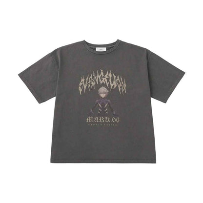 ADRER xOver 新世紀福音戰士 - 渚薰 Mark 6 複古寬鬆Tee
