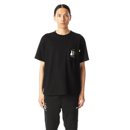 #FR2 xOver F.C.Real Bristol - 口袋 短袖Tee (黑色)