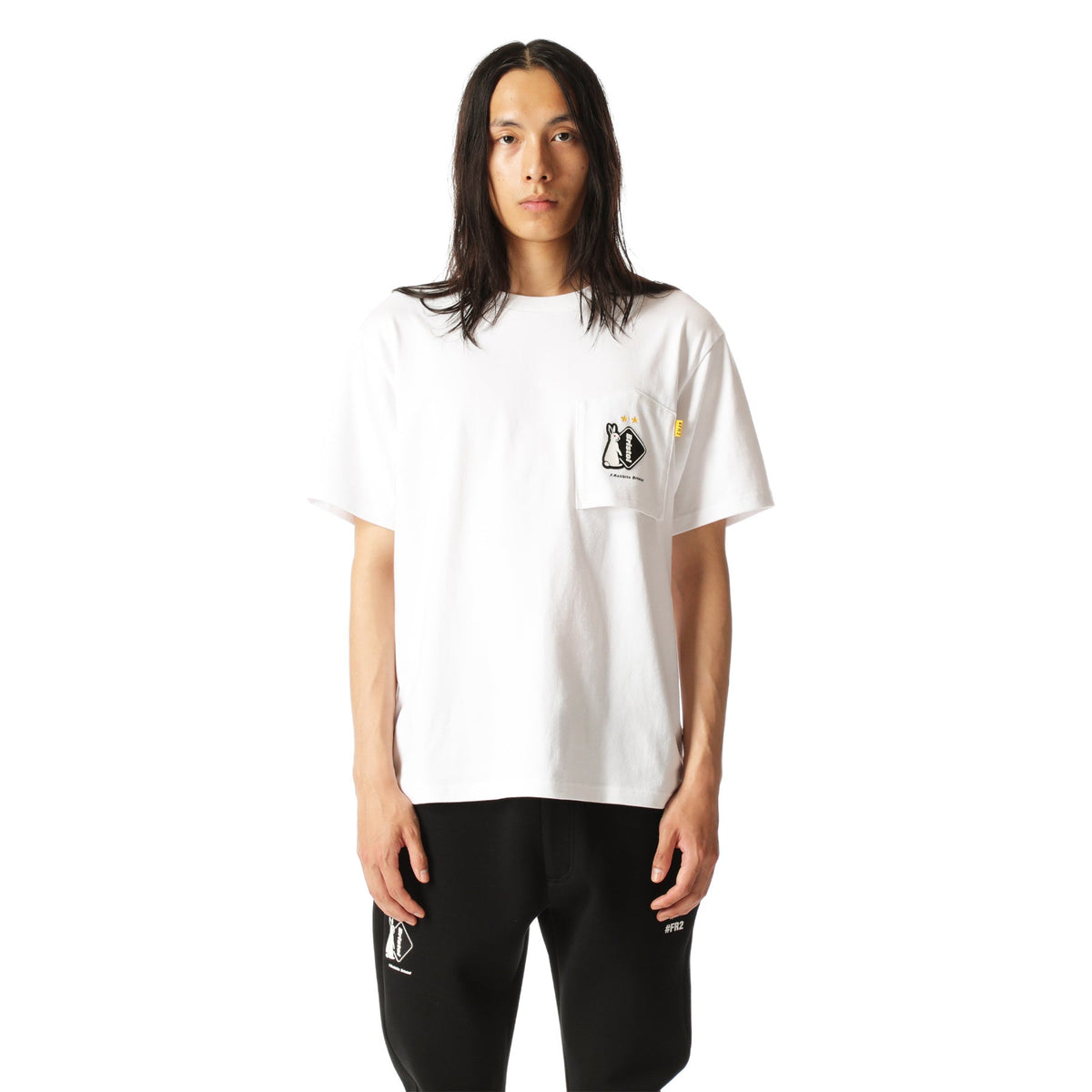 #FR2 xOver F.C.Real Bristol - 口袋 短袖Tee (白色)