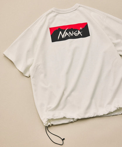 NANGA xOver FREAK'S STORE - 抽繩 短袖Tee (白色)