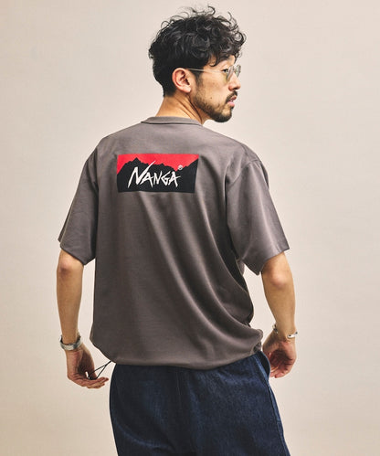 NANGA xOver FREAK'S STORE - 抽繩 短袖Tee (棕色)