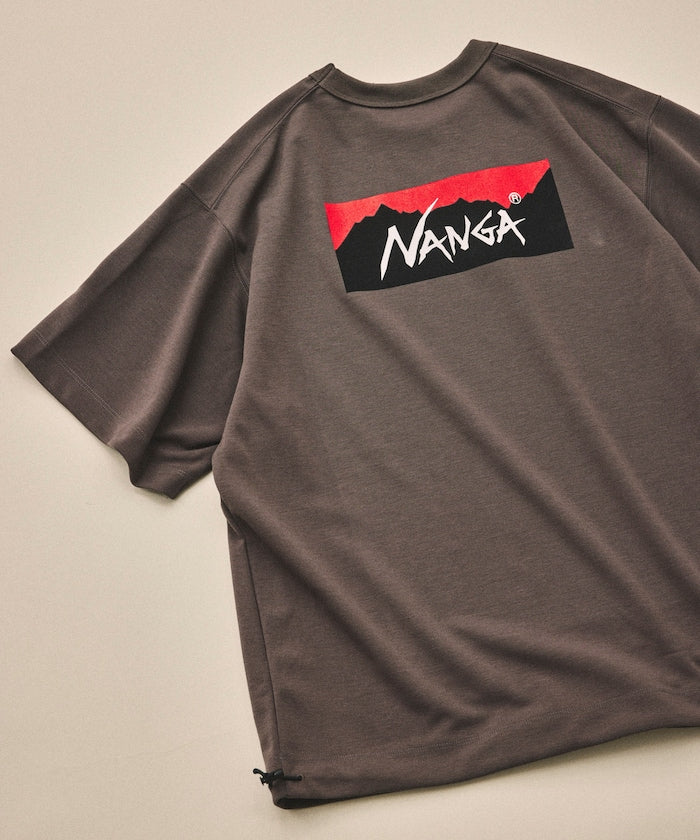 NANGA xOver FREAK'S STORE - 抽繩 短袖Tee (棕色)