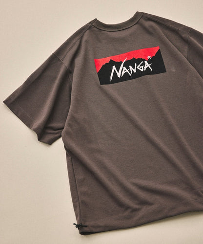 NANGA xOver FREAK'S STORE - 抽繩 短袖Tee (棕色)