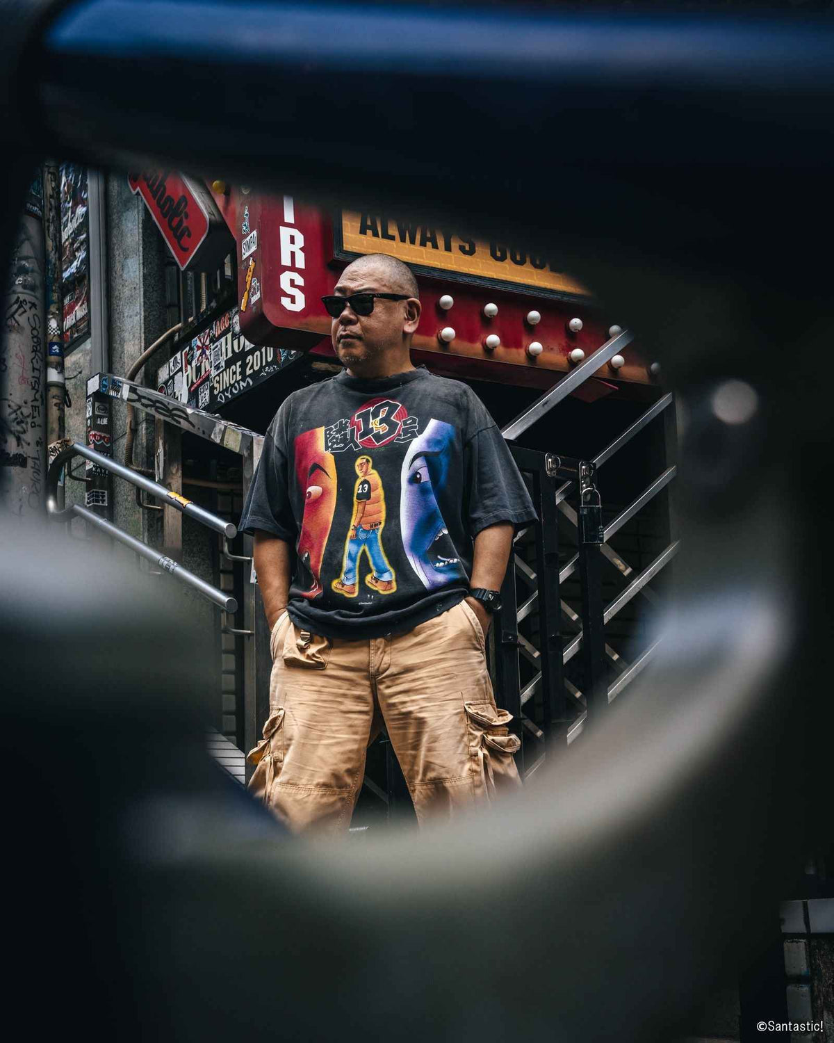 Saint Mxxxxxx xOver GEEKS RULE xOver SANTASTIC! - 隣人13号 GS_SS TEE