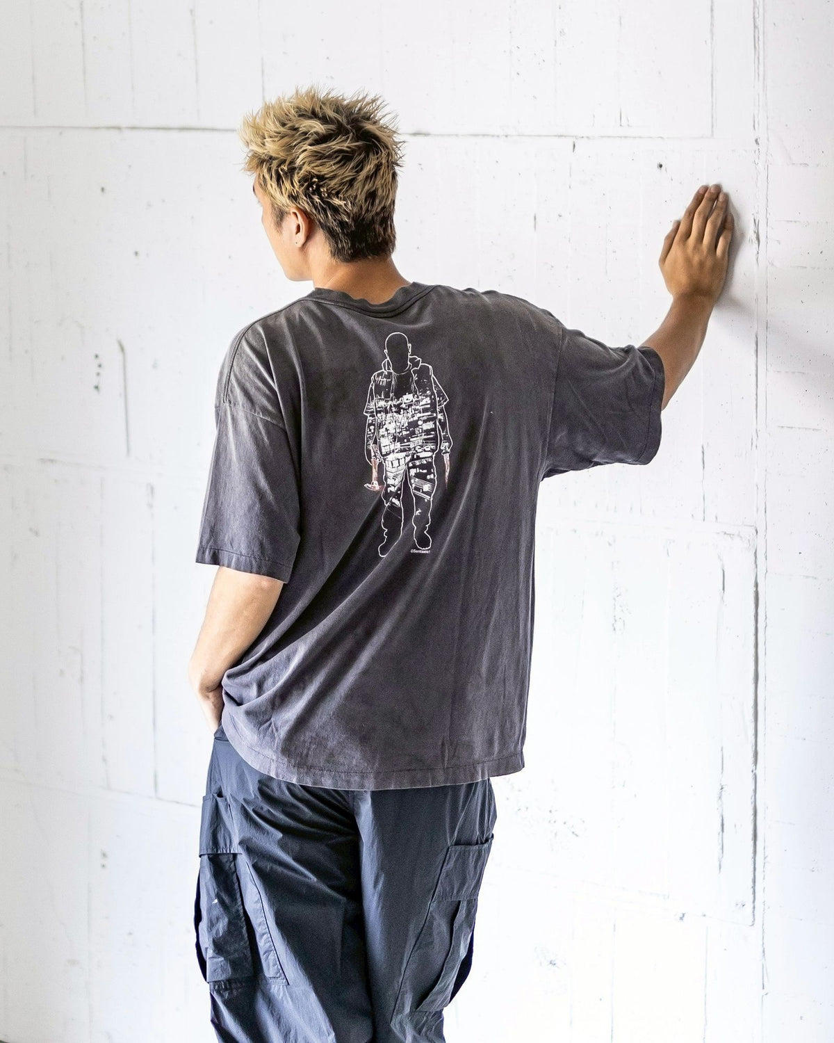 Saint Mxxxxxx xOver GEEKS RULE xOver SANTASTIC! - 慘家-zange- GS_SS TEE