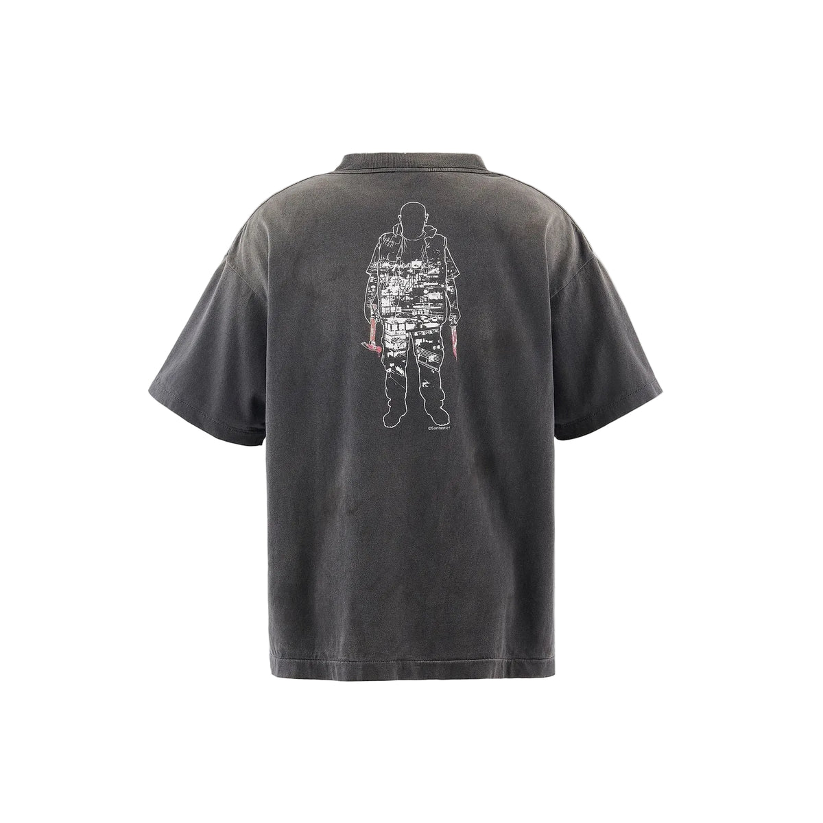 Saint Mxxxxxx xOver GEEKS RULE xOver SANTASTIC! - 慘家-zange- GS_SS TEE