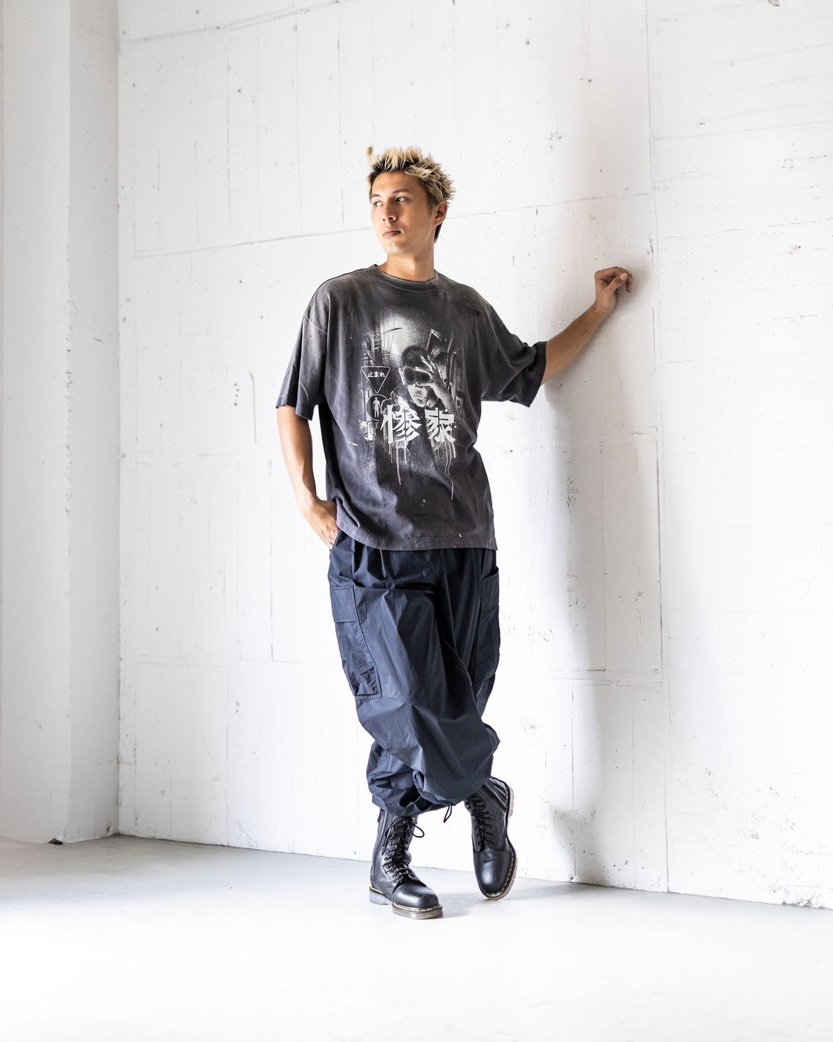 Saint Mxxxxxx xOver GEEKS RULE xOver SANTASTIC! - 慘家-zange- GS_SS TEE