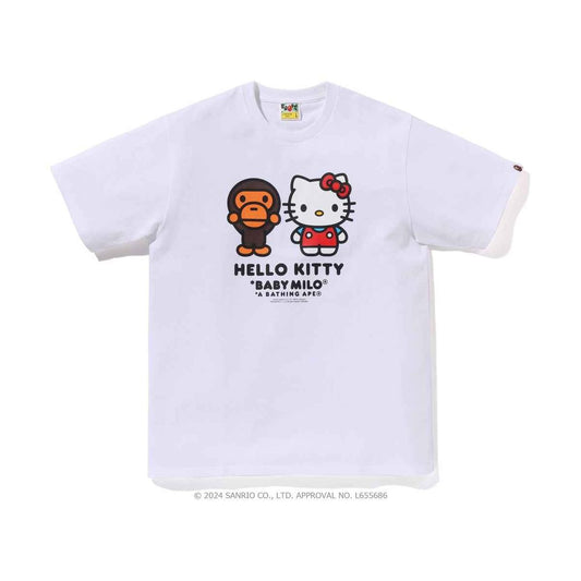 BAPE xOver Sanrio - BABY MILO X HELLO KITTY Tee
