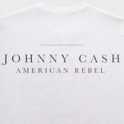 Kith xOver Johnny Cash - 美國國旗復古 短袖Tee 