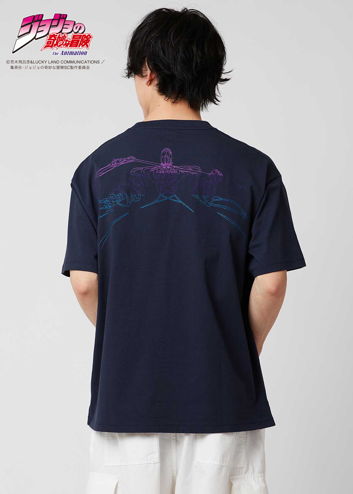 graniph xOver JOJO的奇妙冒險 - 死亡十三 Oversized Tee