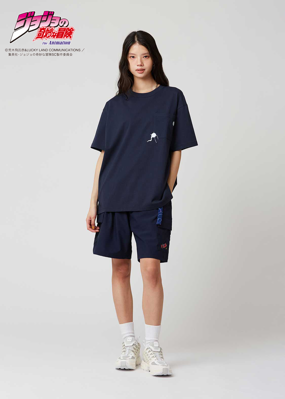 graniph xOver JOJO的奇妙冒險 - 死亡十三 Oversized Tee