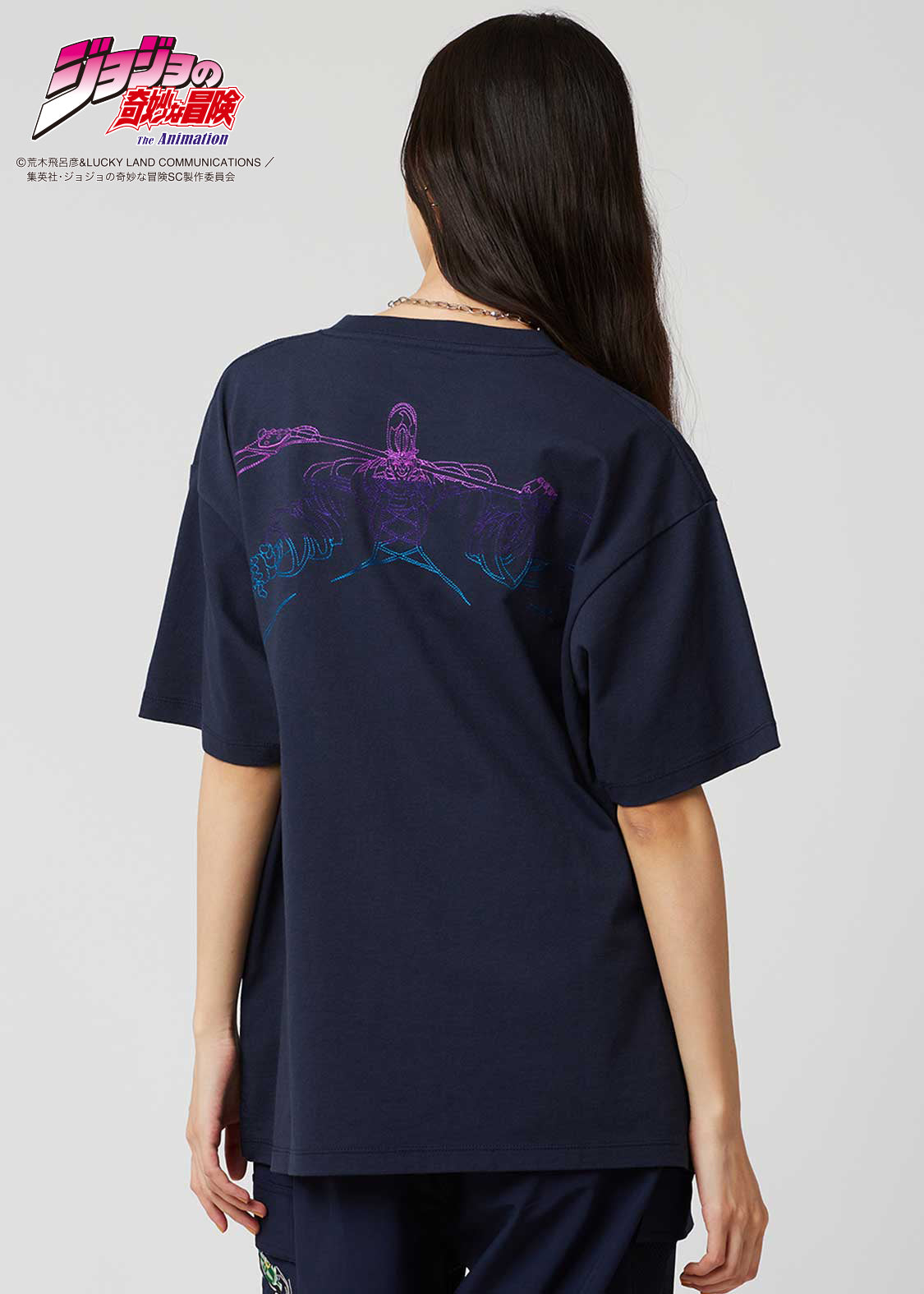 graniph xOver JOJO的奇妙冒險 - 死亡十三 Oversized Tee