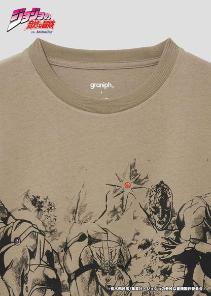 graniph xOver JOJO的奇妙冒險 - 柱之男 寬鬆Tee