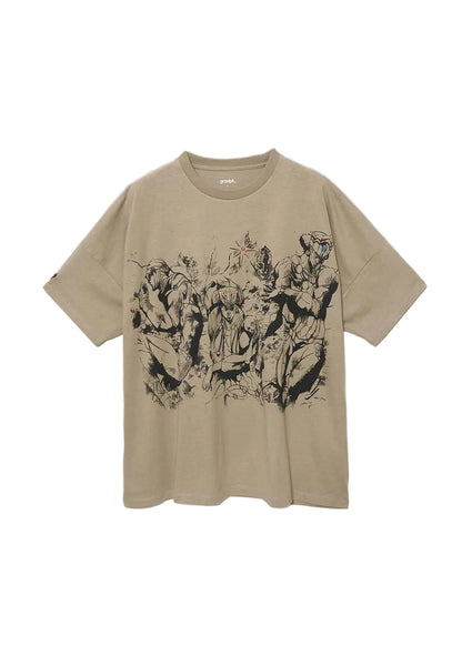 graniph xOver JOJO的奇妙冒險 - 柱之男 寬鬆Tee