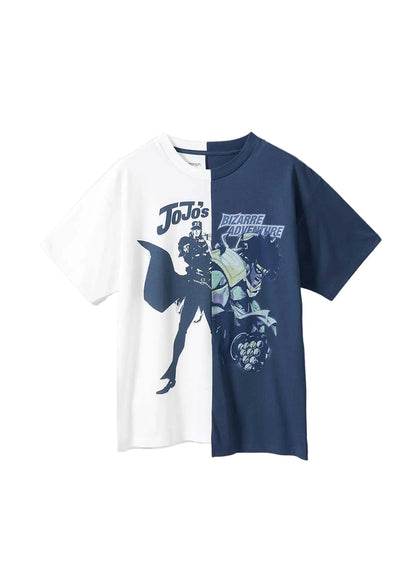 graniph xOver JOJO的奇妙冒險 - 承太郎與白金之星 寬鬆Tee