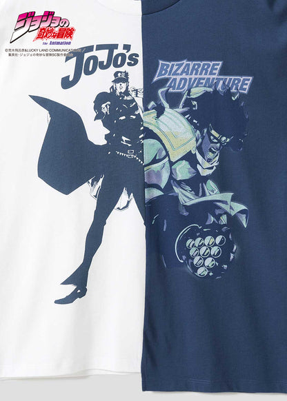 graniph xOver JOJO的奇妙冒險 - 承太郎與白金之星 寬鬆Tee