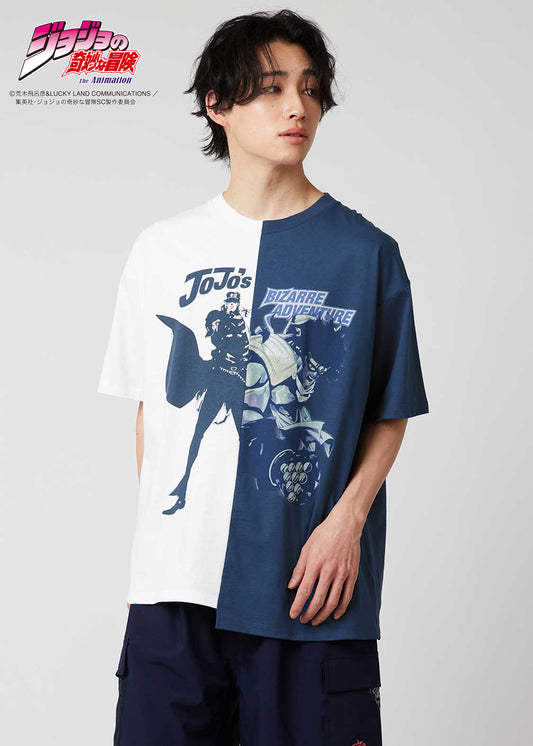 graniph xOver JOJO的奇妙冒險 - 承太郎與白金之星 寬鬆Tee